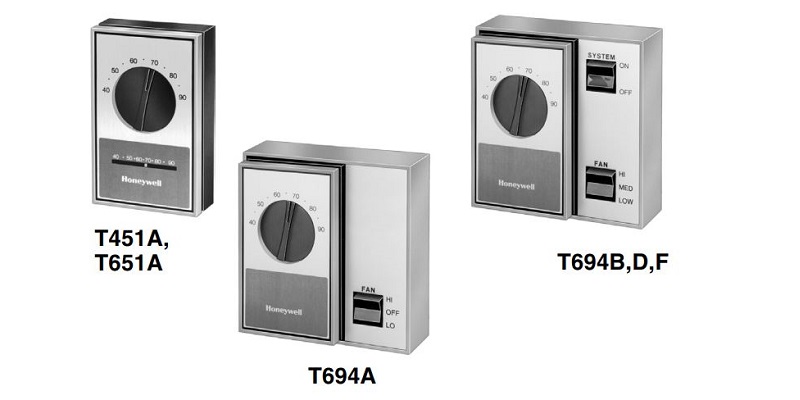 آموزش نصب ترموستات هانیول مدل T451، T651A، T694A